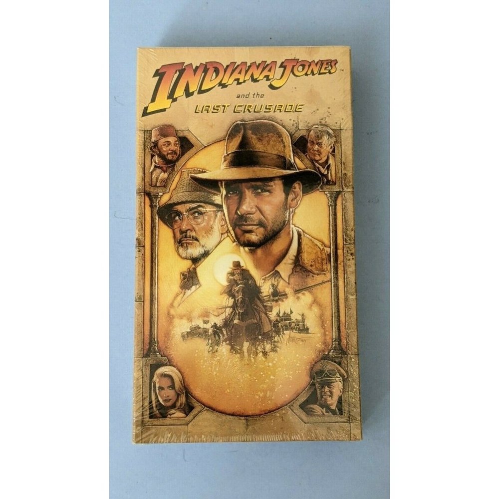 RARE Indiana Jones and the Last Crusade  Harrison Ford FACTORY SEALED VHS IGS